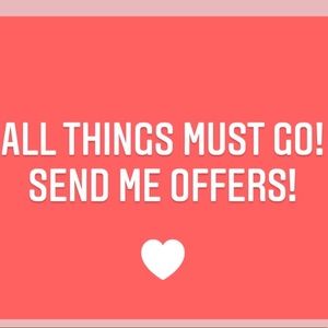 Cleaning out my closet.